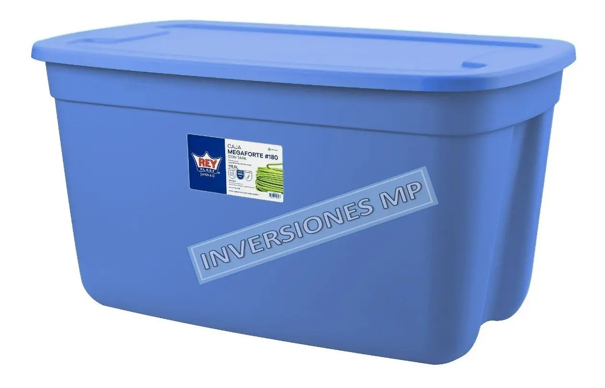 Caja Organizadora Almacenamiento Megaforte 120 Lts Reyplast - Imagen 6