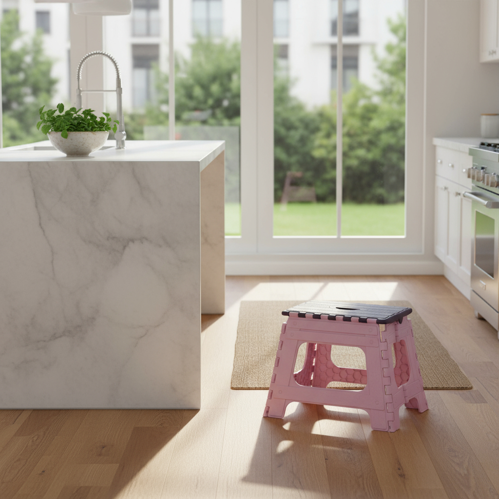 Banquito Taburete Piso Plegable Portatil Con Estilo Moderno - Imagen 9