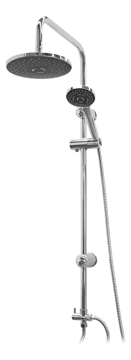 Columna De Ducha Grifo Plato Llave Modelo Rimini Stretto - Imagen 4