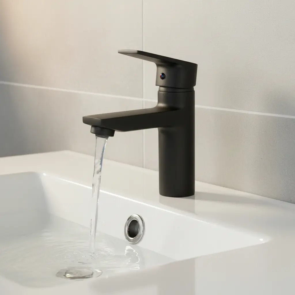 Monomando Llave Grifo Lavatorio Modelo Notte Marca Taumm