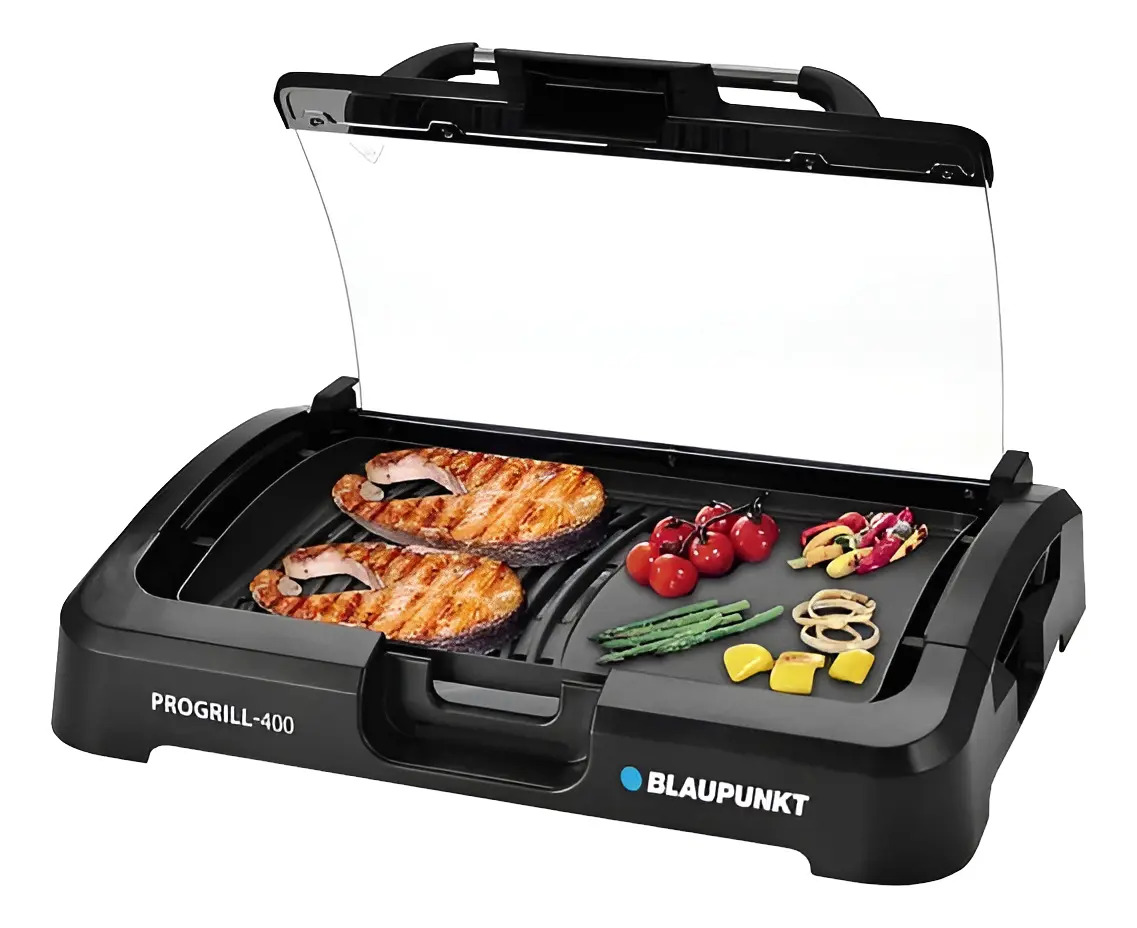 Parrilla Eléctrica Blaupunkt 2 En 1 Grill Y Plancha 2400w - Imagen 4