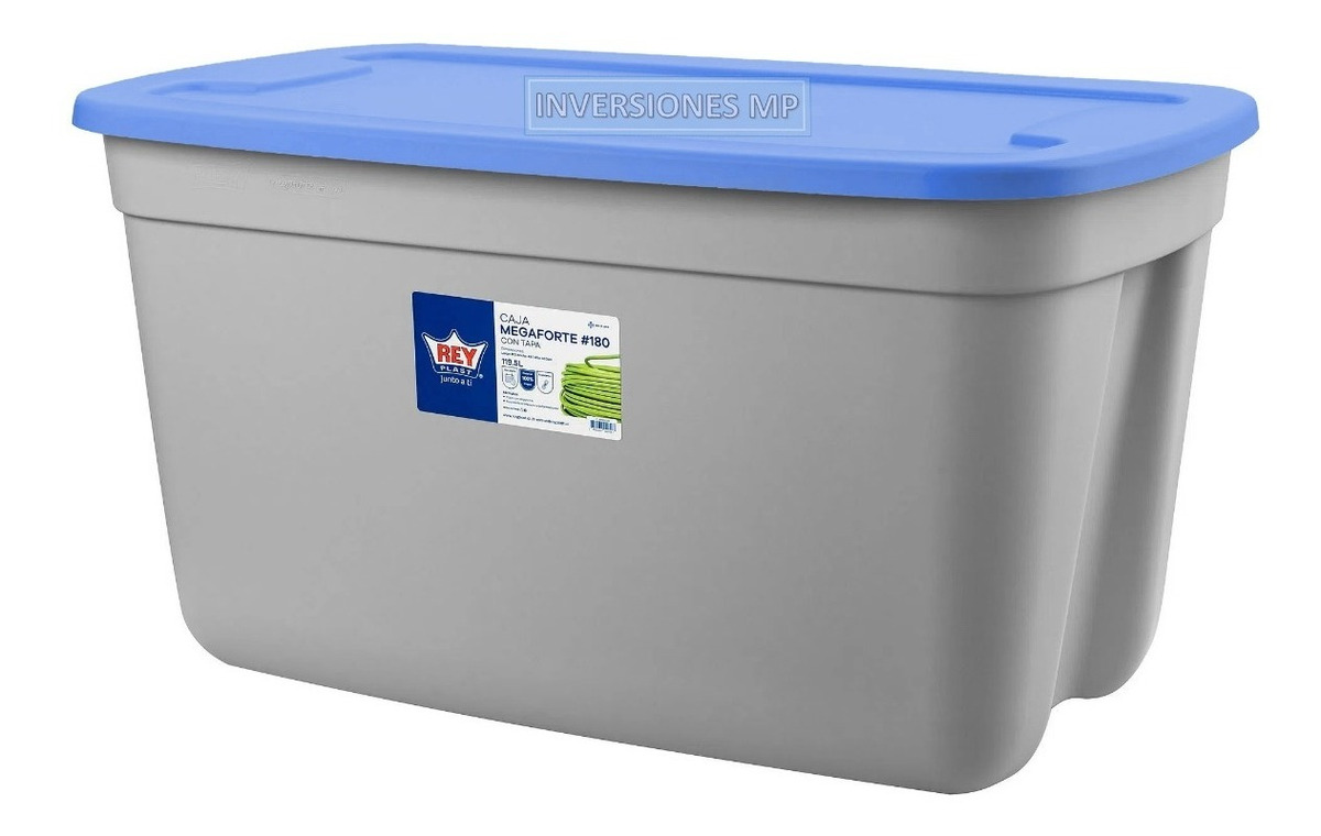 Caja Organizadora Almacenamiento Megaforte 120 Lts Reyplast - Imagen 3