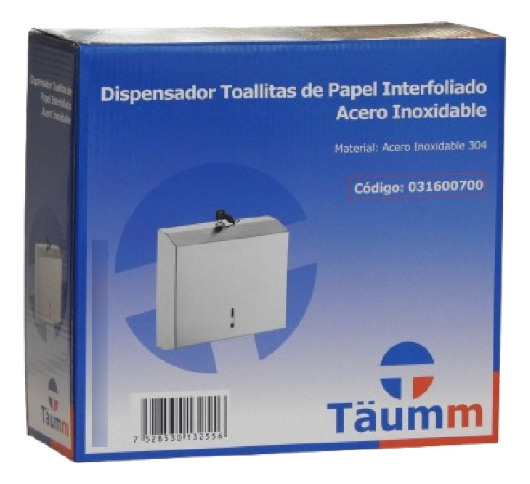 Dispensador De Toalla Interfoliada Acero Inoxidable C/llaves - Imagen 7