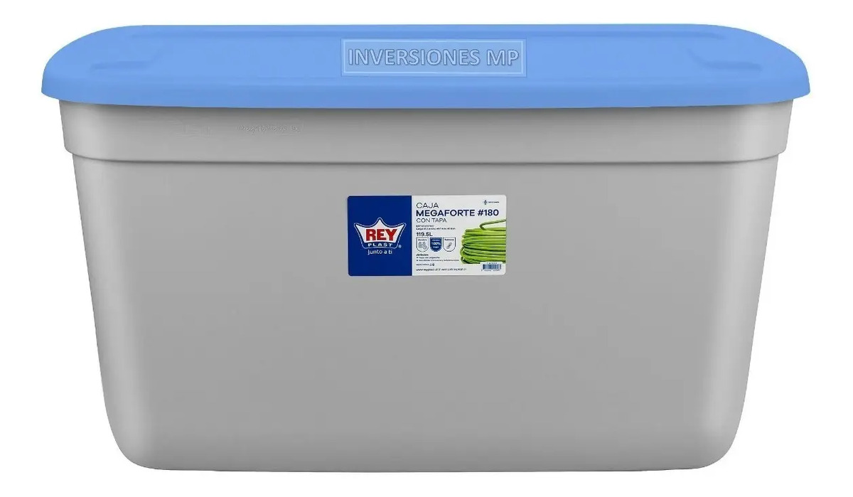 Caja Organizadora Almacenamiento Megaforte 120 Lts Reyplast - Imagen 2
