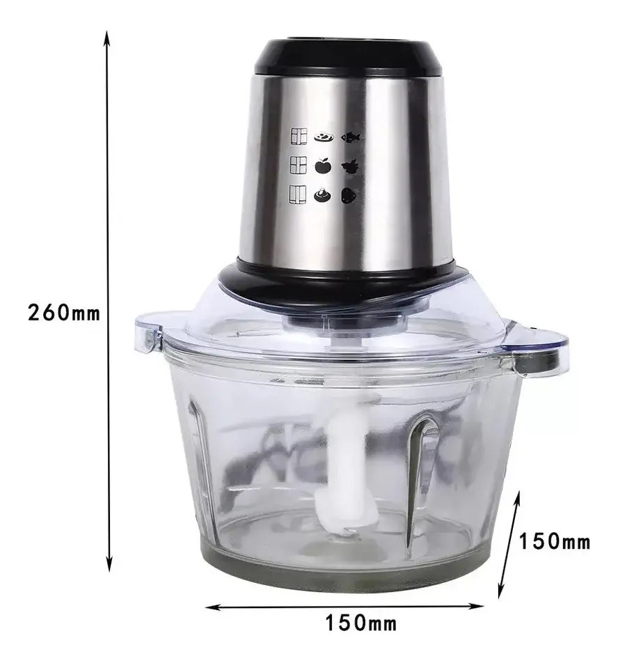 Procesador De Alimentos Picadora Electrica Potente 800w - Imagen 10