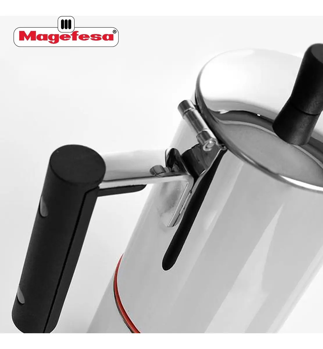 Cafetera Nova Capri Magefesa En Acero Inoxidable 6 Tazas - Imagen 4