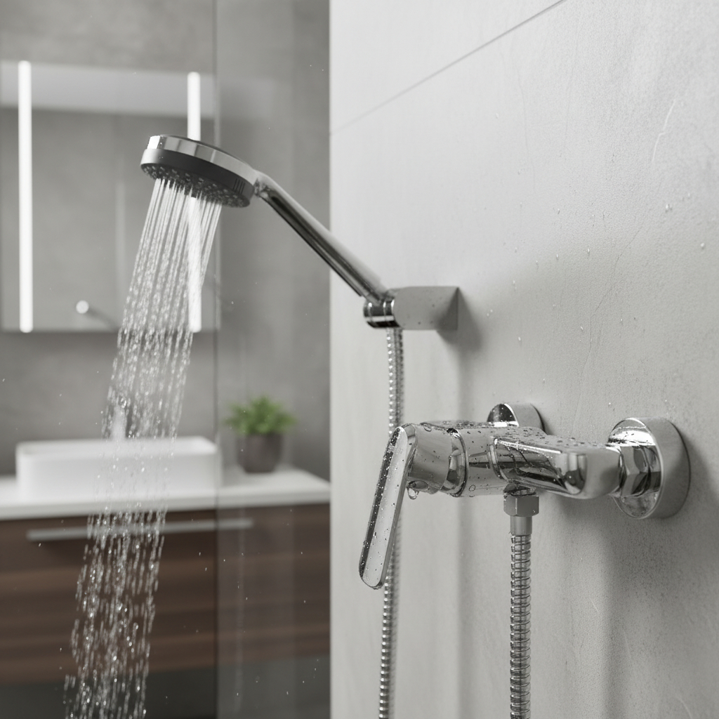 Monomando Llave Grifo Ducha Marsella Marca Stretto Cromo - Imagen 3