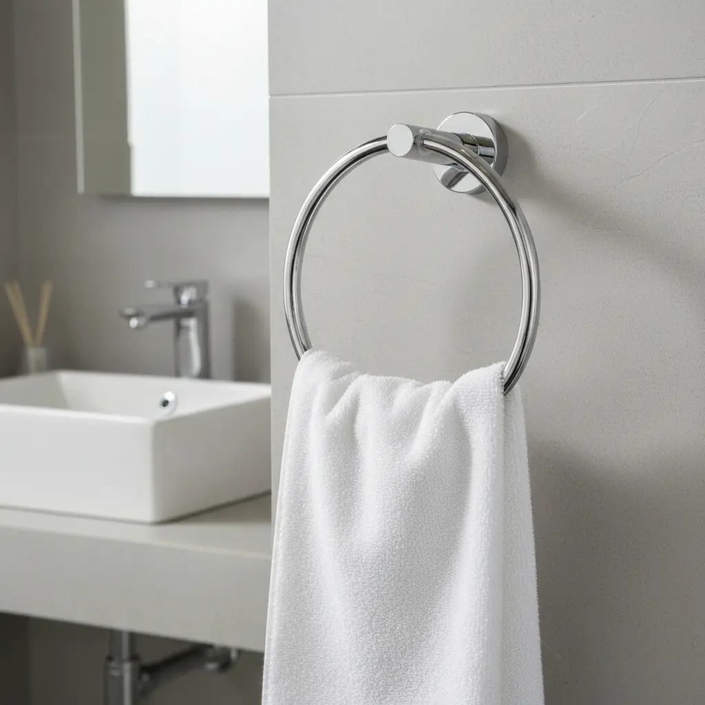 Argolla Aro Toallero Porta Toalla Modelo York - Imagen 5