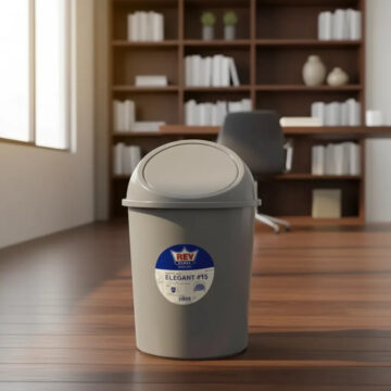Basurero Con Tapa De Cierre Automático 7 Litros Reyplast