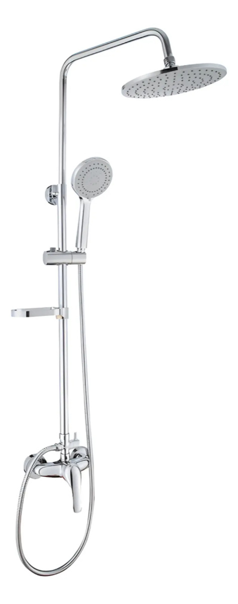 Columna Ducha Circular Con Monomando Ducha Taumm