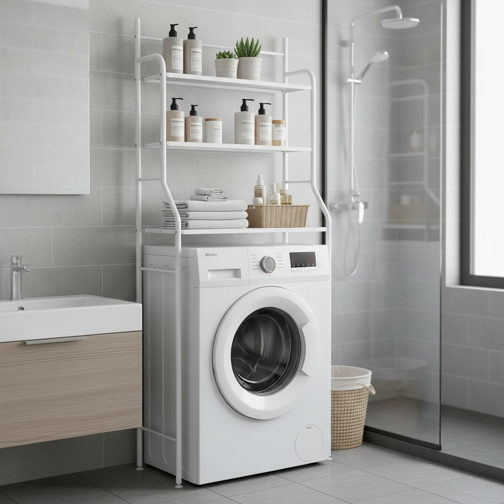 Estante Organizador De Baño Metal 3 Pisos Marca Mp - Imagen 3