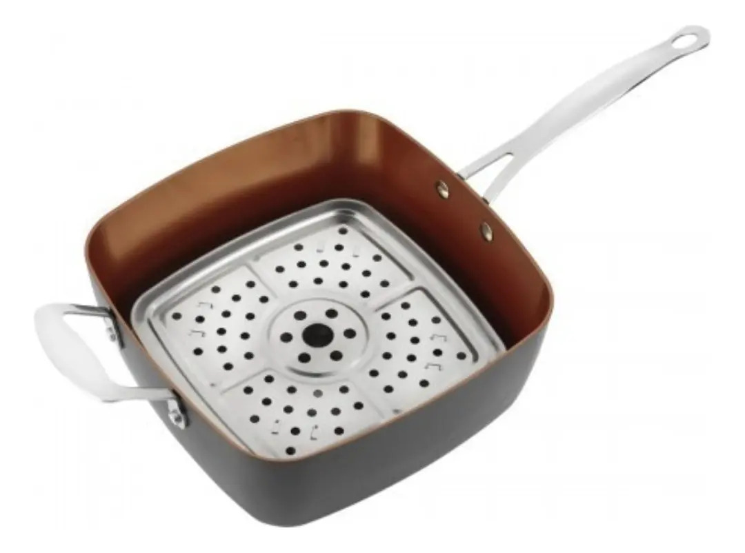 Olla Sarten Multiuso 24 Cm 4 Litros Apto Para Horno Marmicoc - Imagen 3