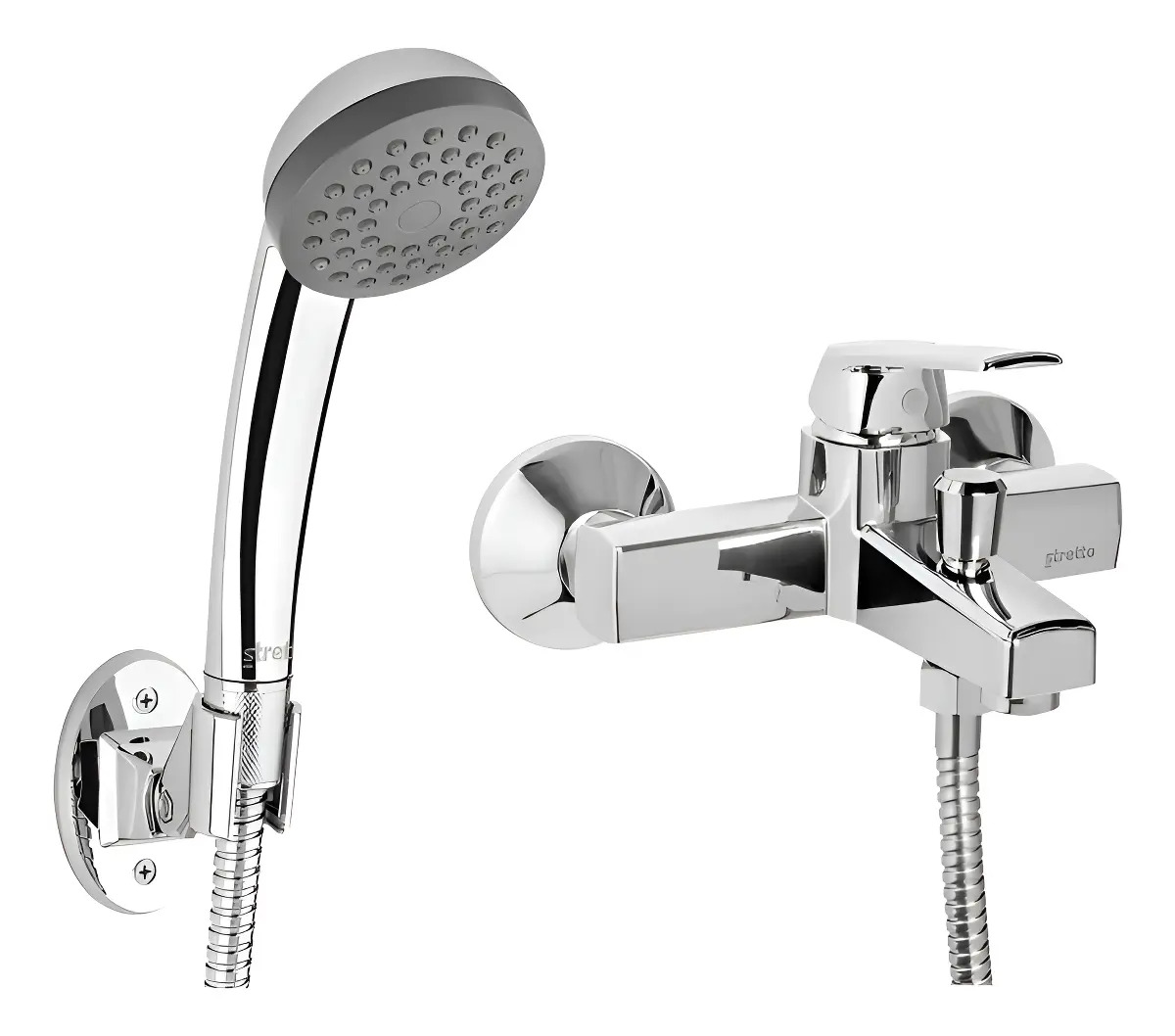 Monomando Llave Grifo Para Tina Ducha Modelo Modena Stretto