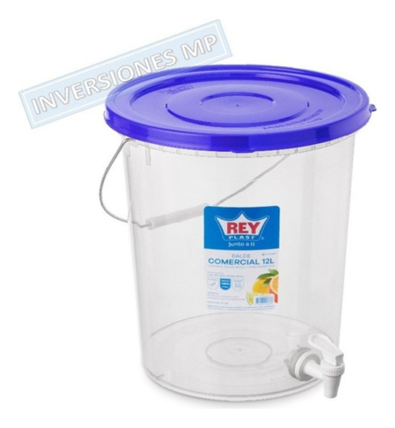 Balde Dispensador Contenedor Comercial Con Grifo Caño 12 Lts - Imagen 6