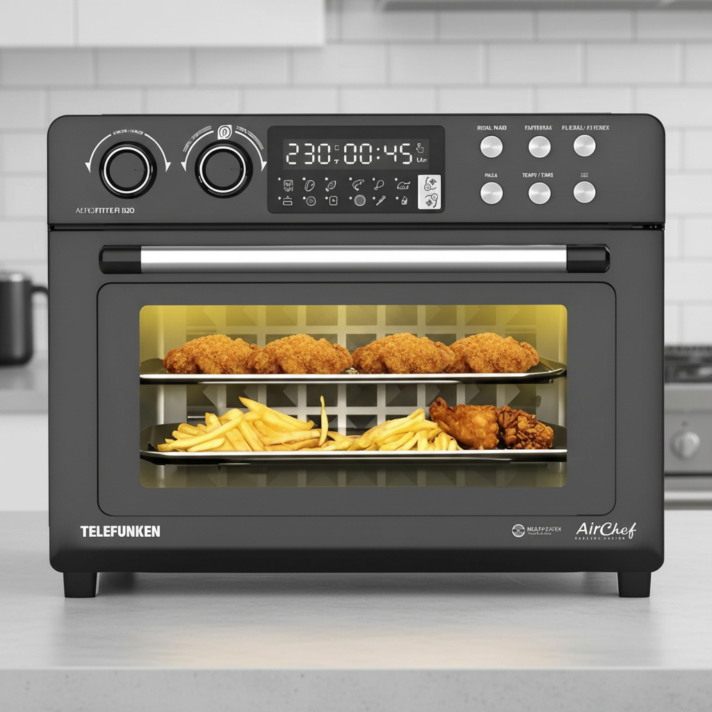 Horno Y Freidora De Aire 2 En 1 Telefunken 2100w 32 L - Imagen 3