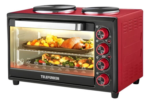 Horno Electrico 2 En 1 Con Encimera Telefunken 40 L 2200w