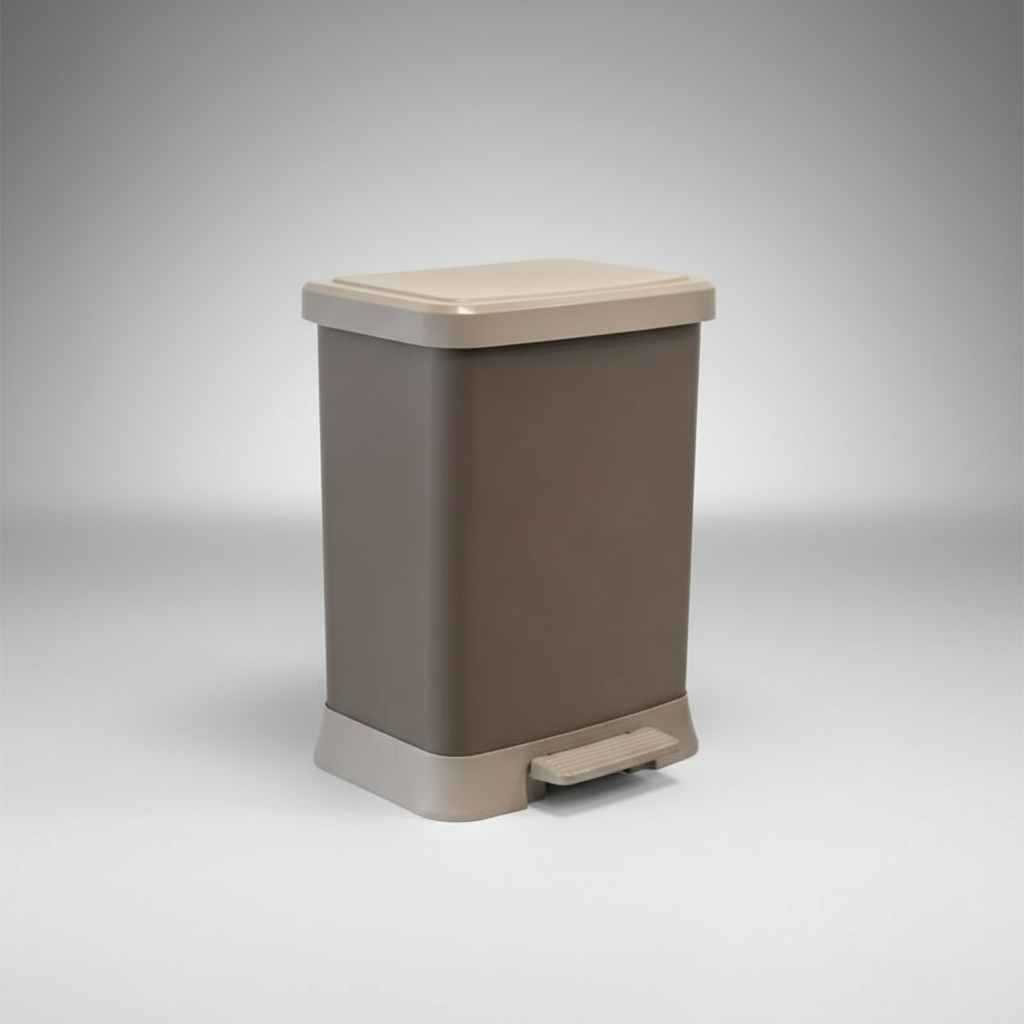 Basurero De Pedal Con Porta Bolsa 40 Lts Lexuss Reyplast - Imagen 5