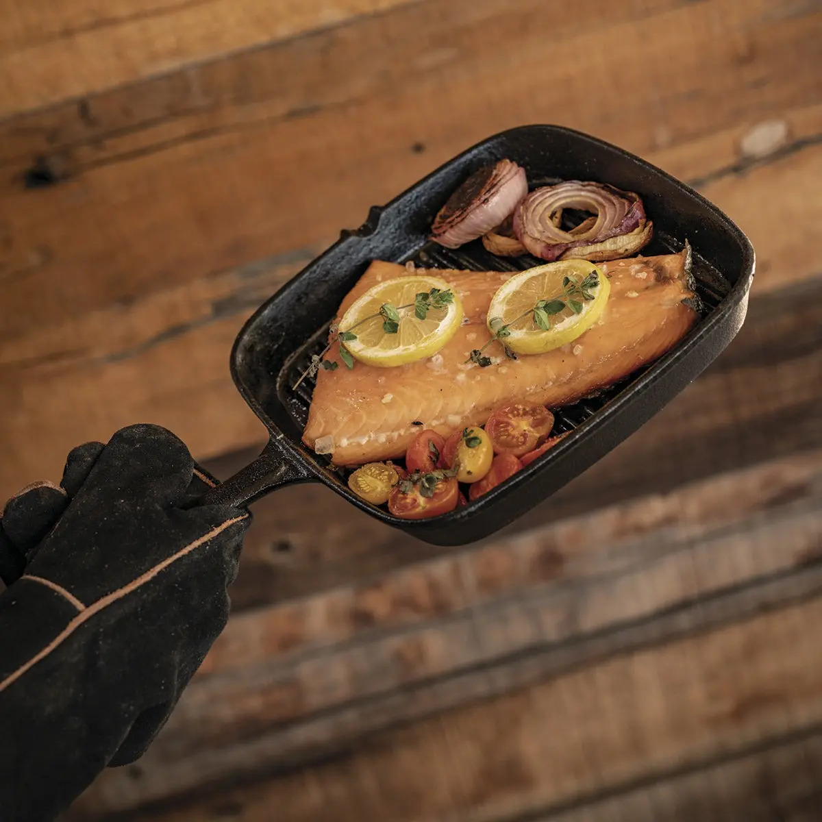 Sartén Grill Cuadrado Hierro Fundido Seki Iron Cast - Imagen 5