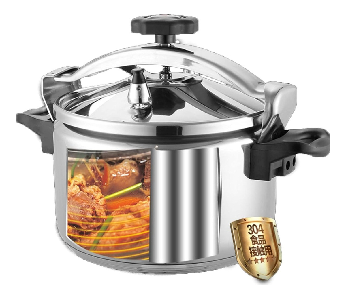 Olla A Presión Aluminio Comprezzo 6 Litros Fantuzzi - Imagen 5