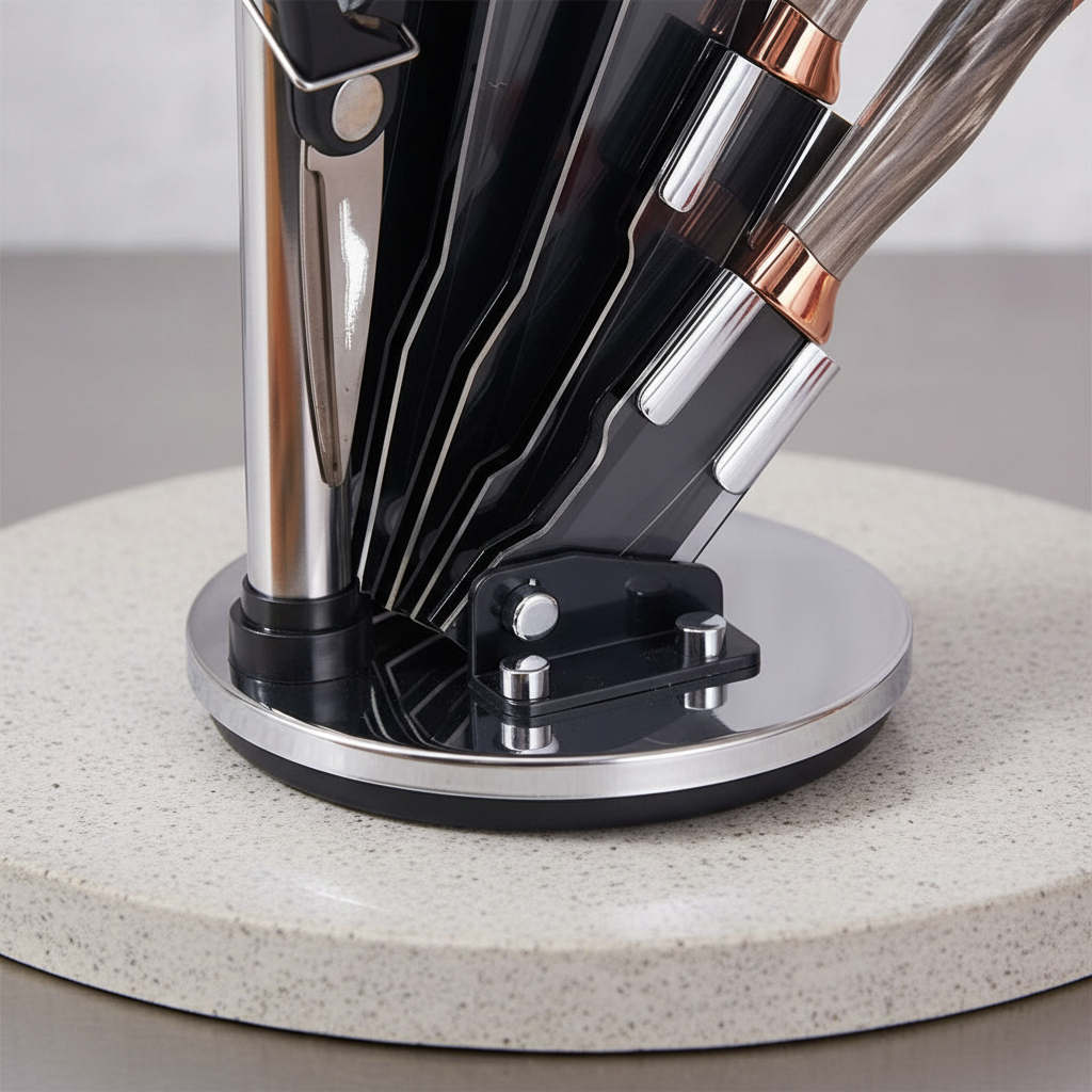 Set De Cuchillos Premium 8 Piezas Con Soporte Giratorio - Imagen 8
