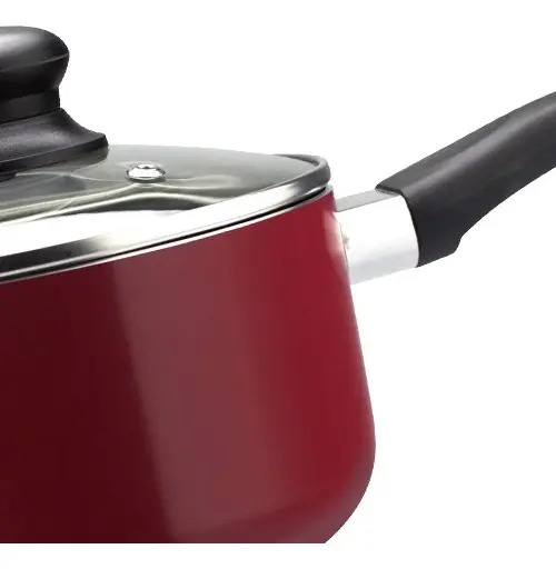Bateria De Cocina 9 Piezas Antiadherente Slide Rojo Marmicoc - Imagen 8