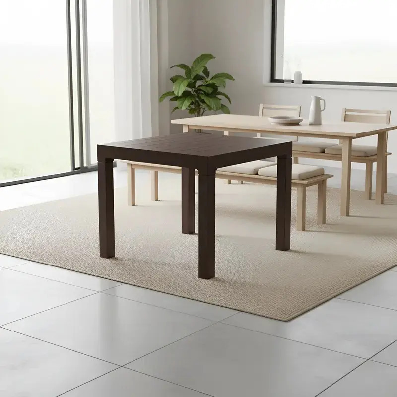Mesa 80x80 Para Cafe Comedor Oficina Cocina Marca Reyplast - Imagen 2