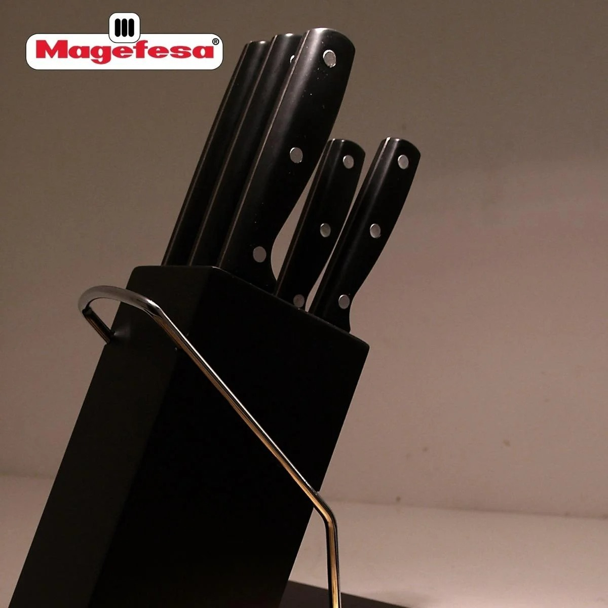 Set De Cuchillos Acero Inoxidable 6 Piezas Magefesa - Imagen 7