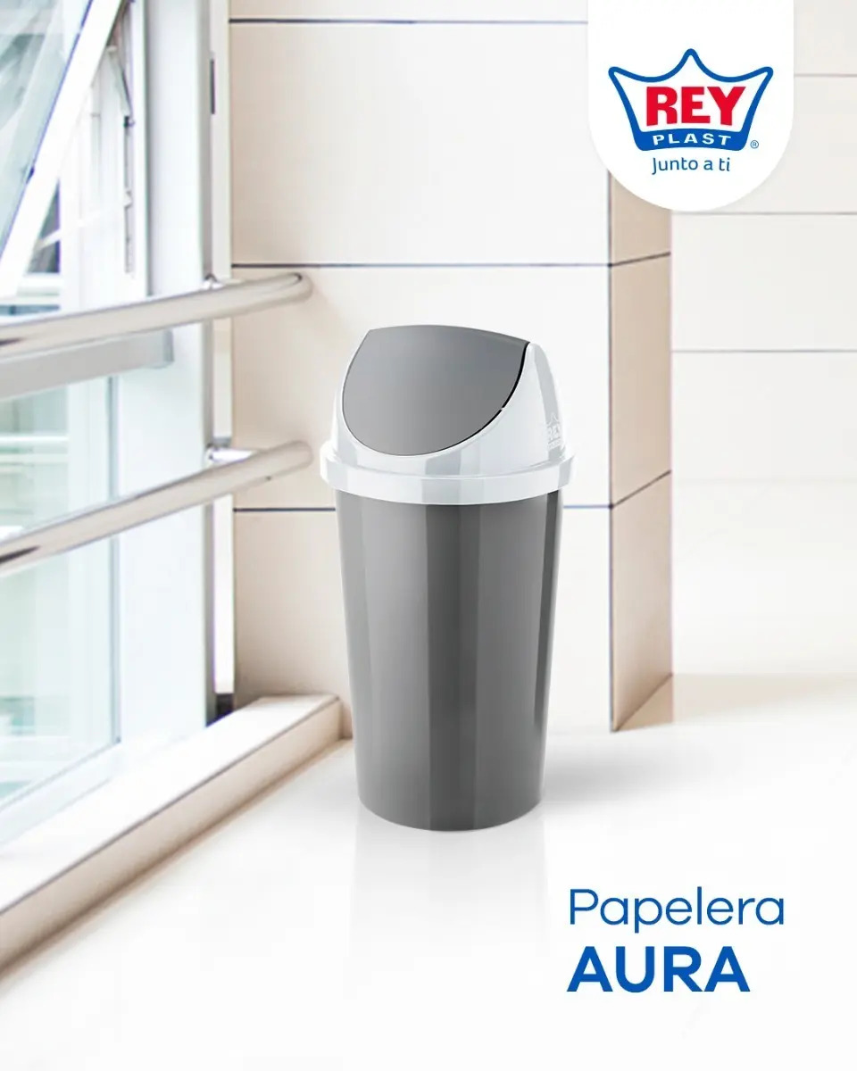 Basurero Papelero Vaiven Gigante Modelo Aura 45l - Imagen 4