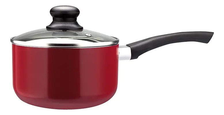 Bateria De Cocina 9 Piezas Antiadherente Slide Rojo Marmicoc - Imagen 6