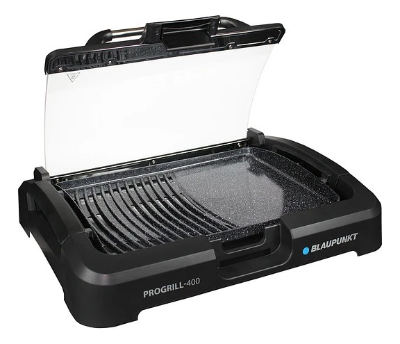 Parrilla Eléctrica Blaupunkt 2 En 1 Grill Y Plancha 2400w - Imagen 5
