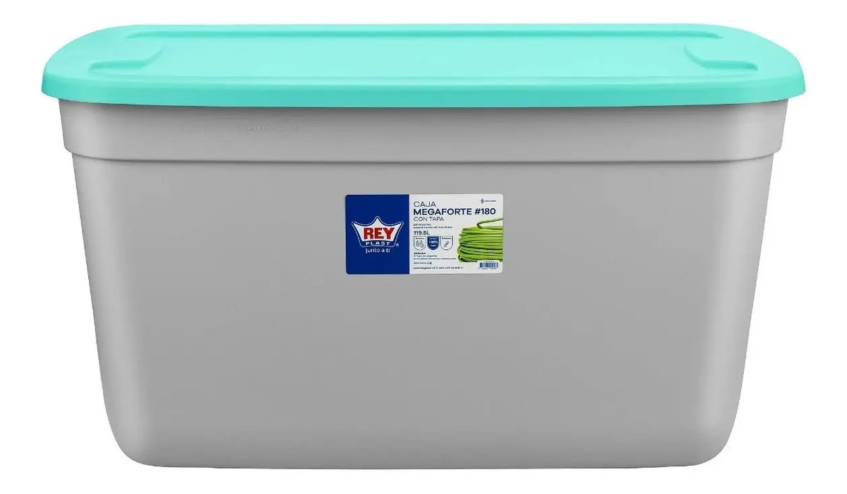 Caja Organizadora Almacenamiento Megaforte 120 Lts Reyplast - Imagen 16