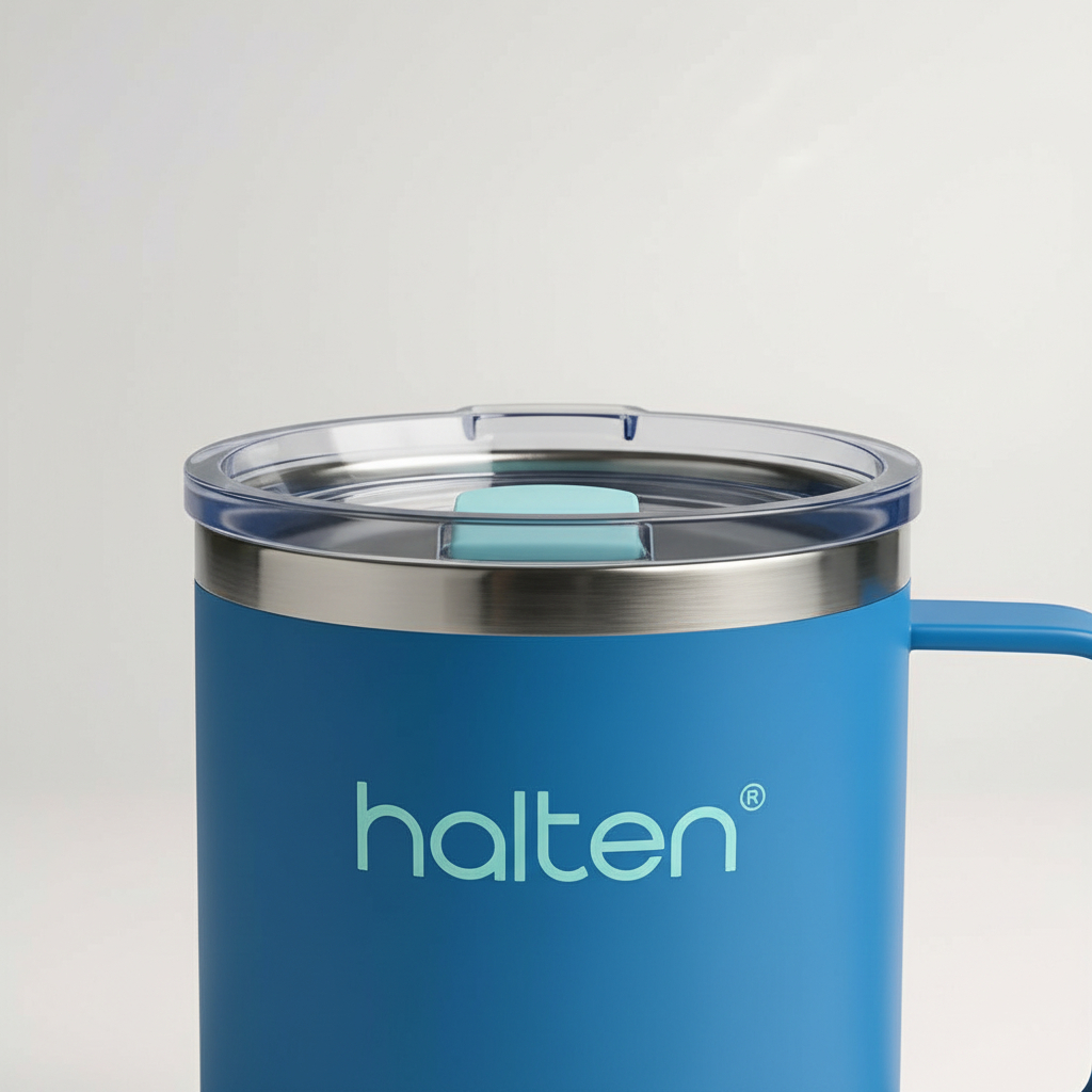 Termo Mug Cafe Funny Acero Inoxidable Halten 450ml - Imagen 8