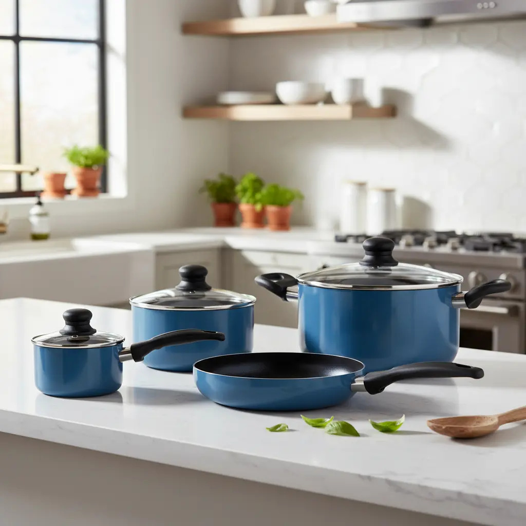 Juego De Ollas Bateria De Cocina 7 Piezas Gourmet Fantuzzi