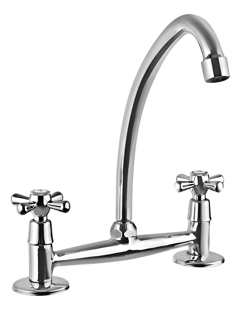 Combinación Llave Grifo Lavaplatos Fregadero Mossini Cruz