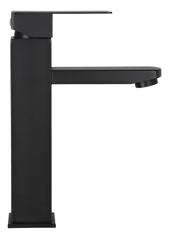 Llave Monomando Lavatorios Alto Legge Negro Mate Stretto - Imagen 3
