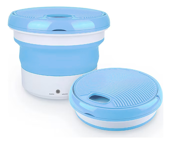 Mini Lavadora Plegable Portatil Ultrasonica Ropa Liviana - Imagen 4