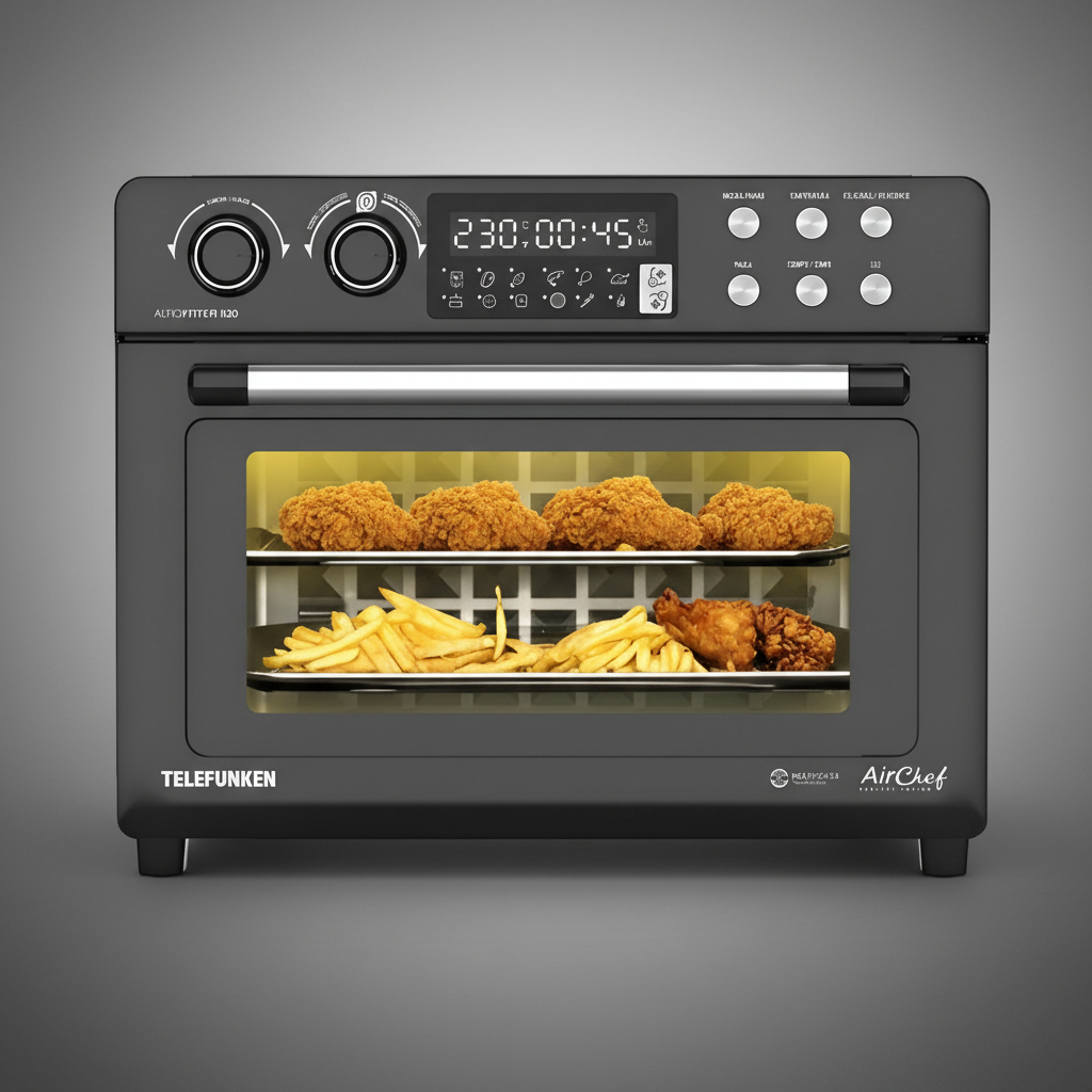 Horno Y Freidora De Aire 2 En 1 Telefunken 2100w 32 L - Imagen 5