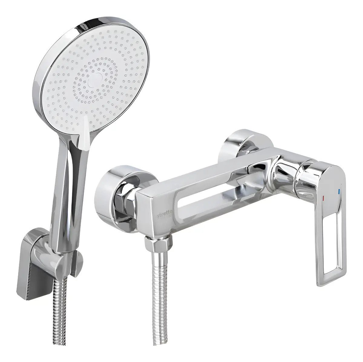 Monomando Llave Grifo Para Ducha Modelo Tarento Marca Stretto