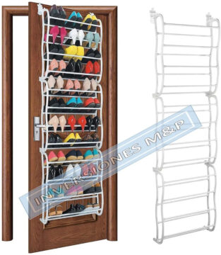 Zapatero Organizador De Zapatos Para Puertas 36 Pcs