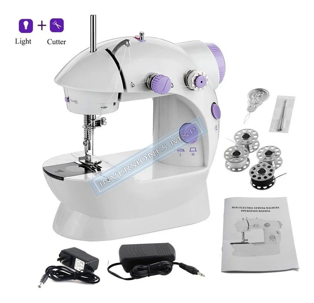 Máquina De Coser Portátil Mini Con Pedal