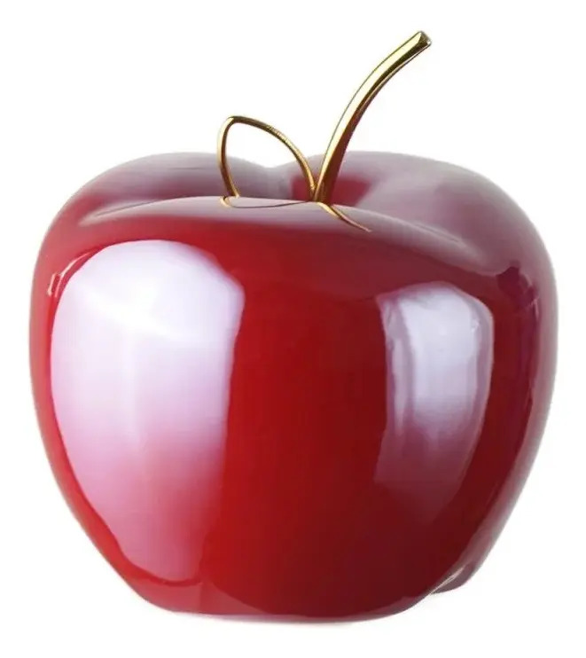 Escultura Frutal Figura Decorativa Manzana - Imagen 5