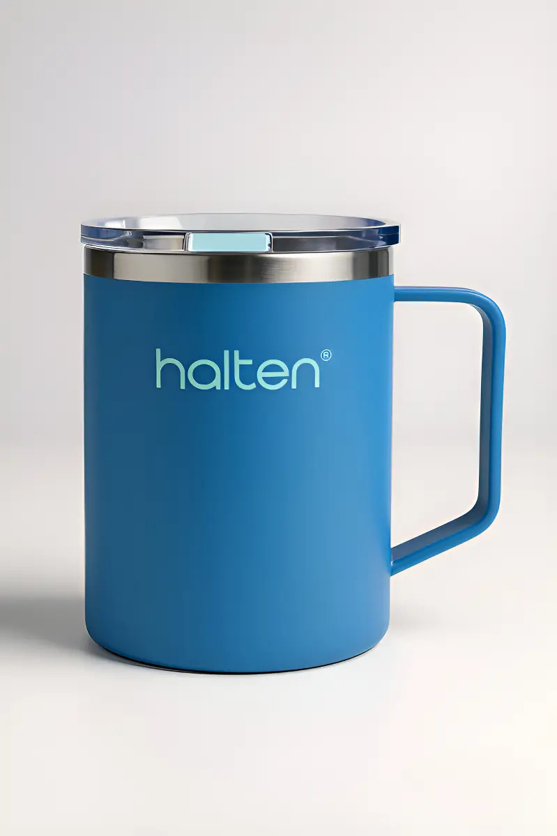 Termo Mug Cafe Funny Acero Inoxidable Halten 450ml - Imagen 7
