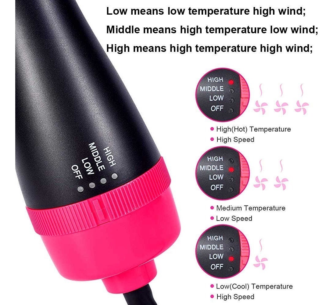 Cepillo Secador Pelo Alisador Voluminizador Eléctrico 3 En 1 - Imagen 9