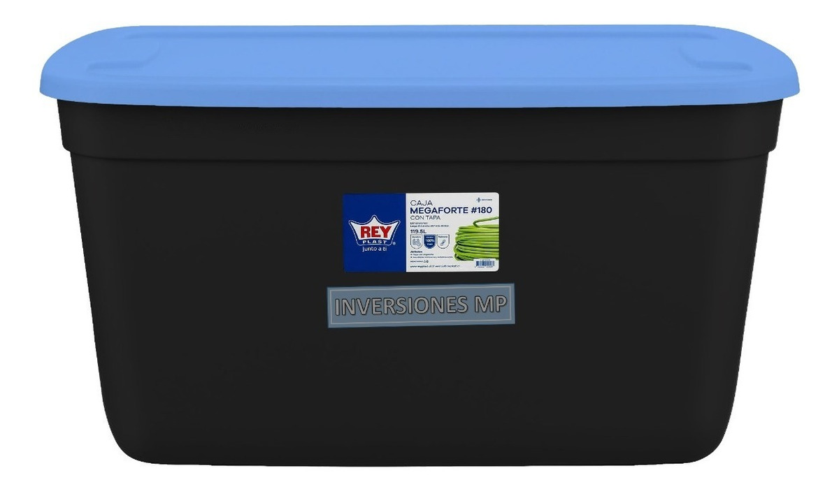 Caja Organizadora Almacenamiento Megaforte 120 Lts Reyplast - Imagen 8