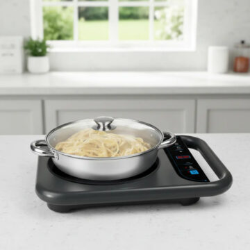 Cocinilla Eléctrica De Inducción Blaupunkt 2000w Con Olla