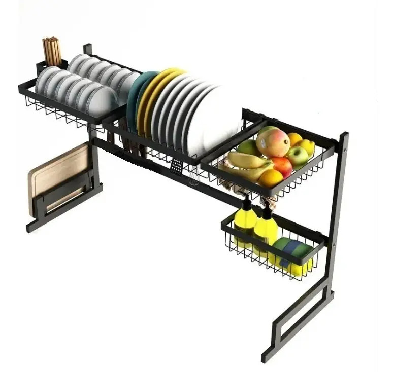 Escurridor De Platos Organizdor De Fregadero Rack De Cocina - Imagen 4