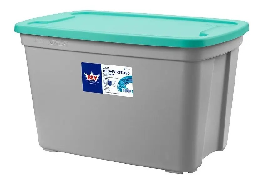 Caja Organizadora Almacenamiento Megaforte 75 Litros - Imagen 6