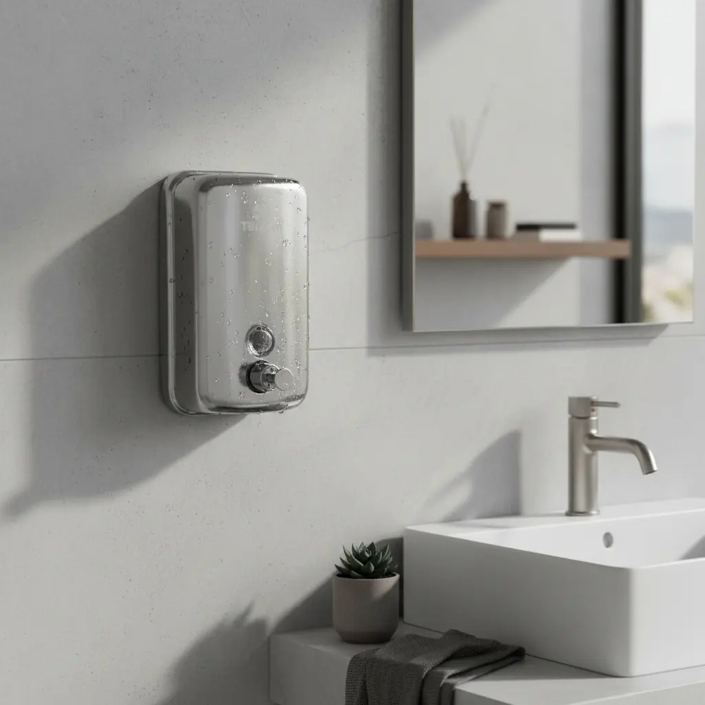 Dispensador De Jabón Acero Inoxidable 800ml Taumm - Imagen 5