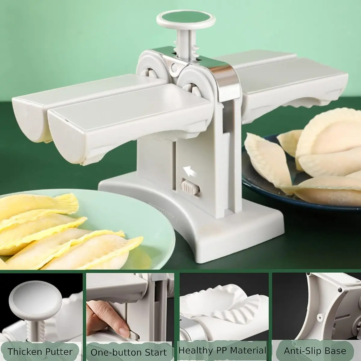 Prensa Para Empanadas Molde Empanada Cocktail Maquina Manual - Imagen 3
