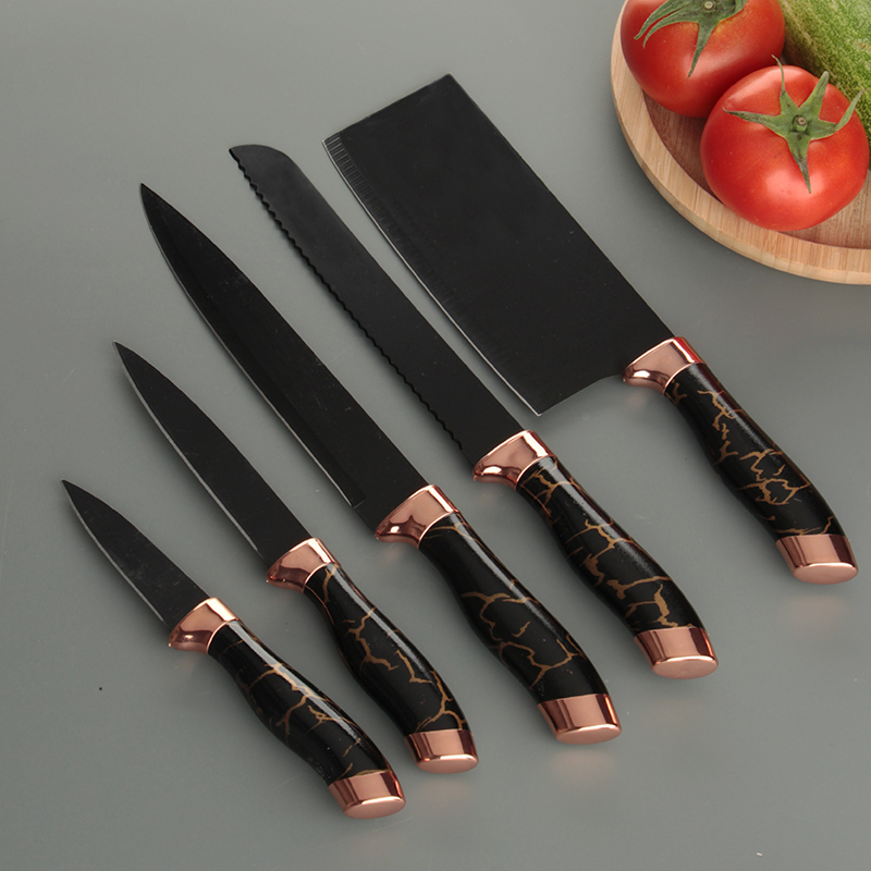 Set De Cuchillos Premium 9 Piezas Con Soporte Giratorio - Imagen 16